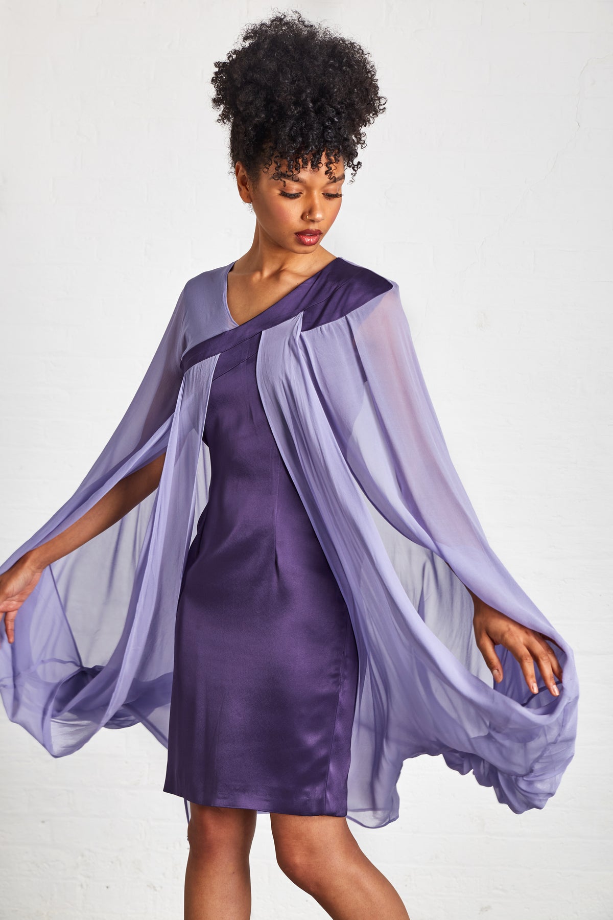 Draped dress