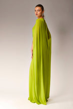 Load image into Gallery viewer, Smocked cape dress.
Maxi cape dress.
Maxi dress.
Evening dress.