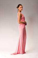 Load image into Gallery viewer, Pink Bamboo smocked dress.
Maxi Dress