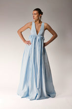 Load image into Gallery viewer, Maxi plated dress.
Maxi cotton dress.
Maxi low back dress.