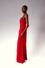 Load image into Gallery viewer, Red maxi kaftan dress.
Red maxi dress.
Kaftan outfit