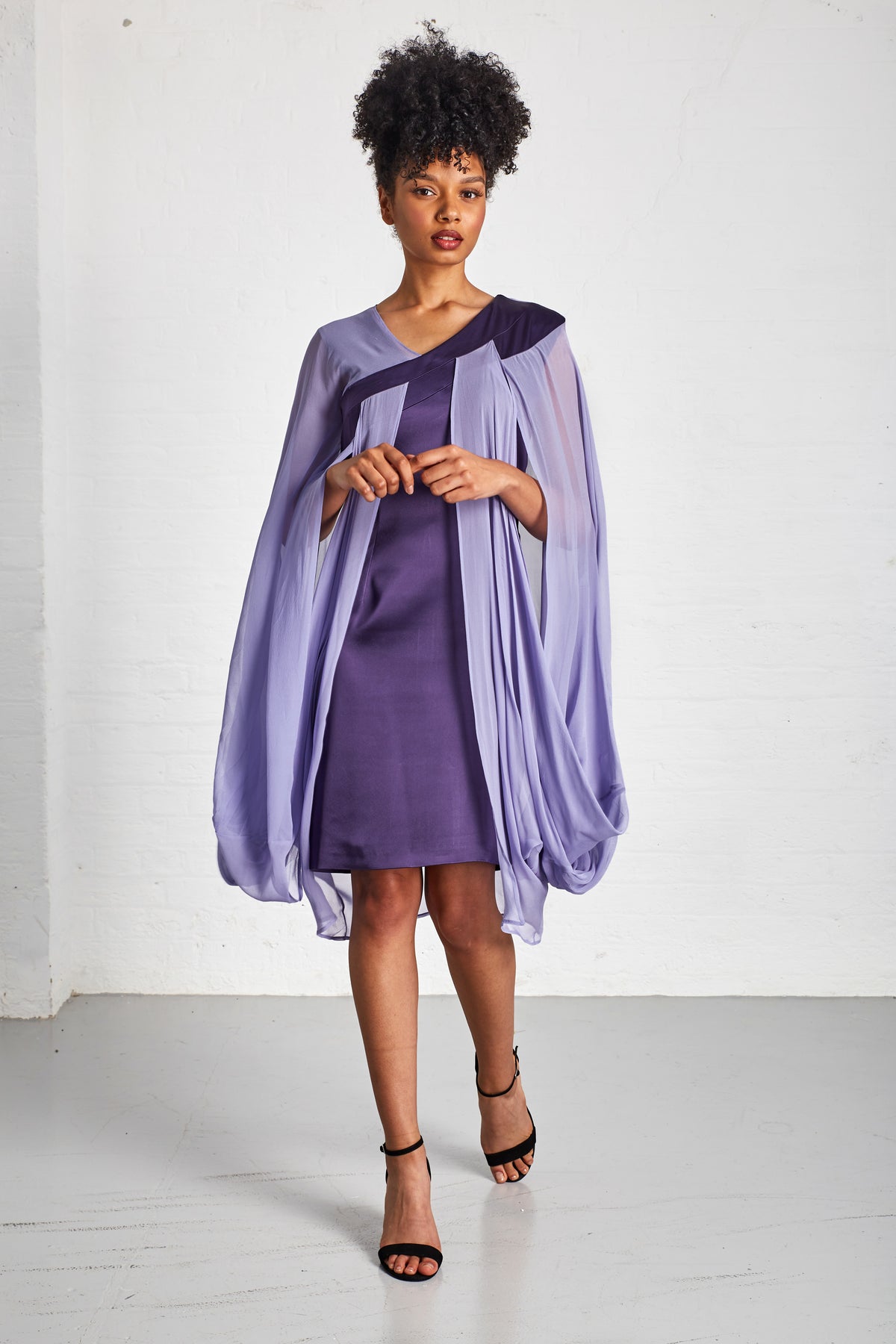 Draped dress
