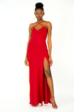 Load image into Gallery viewer, Red slip dress