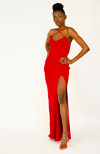 Load image into Gallery viewer, Red slip dress