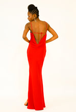 Load image into Gallery viewer, Red slip dress