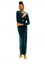 Load image into Gallery viewer, Green cut-out dress