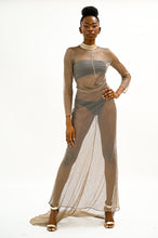 Load image into Gallery viewer, Mesh maxi dress